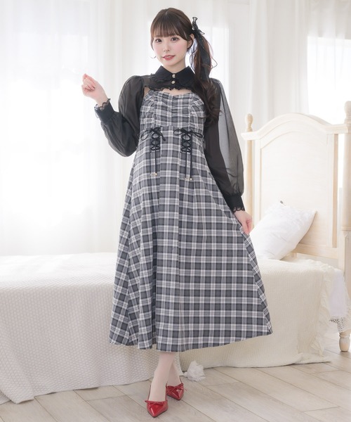クチュールバイロジータ ワンピース シアーボレロ×キャミロング