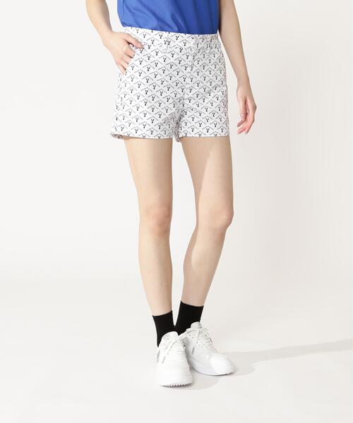 パンツ 「PEARLY GATES」ロゴアーガイル　Ｐｅストレッチヘリンボーン レディース