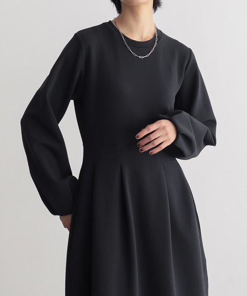 「for/c」 長袖ワンピース M ブラック レディース_画像5