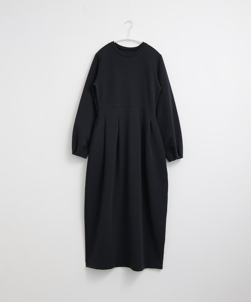 「for/c」 長袖ワンピース M ブラック レディース_画像7