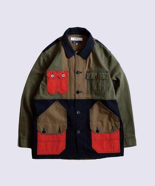FDMTL（ファンダメンタル） カバーオール 「FDMTL」PACHWORK COVERALL