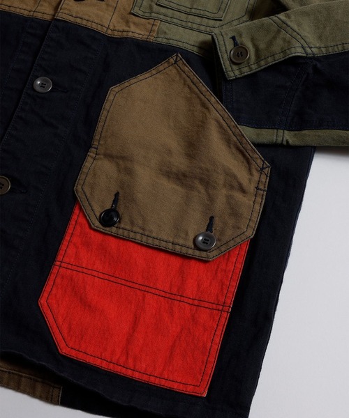 FDMTL（ファンダメンタル） カバーオール 「FDMTL」PACHWORK COVERALL