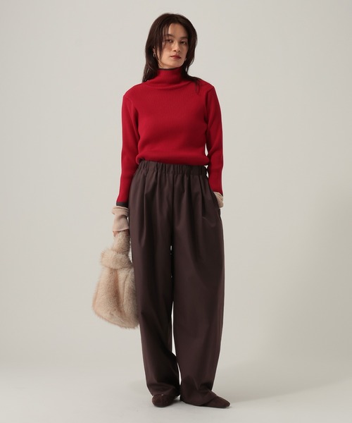 「Elura」 パンツ MEDIUM ダークブラウン レディース_画像6