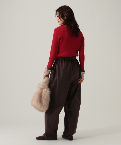 「Elura」 パンツ MEDIUM ダークブラウン レディース_画像8
