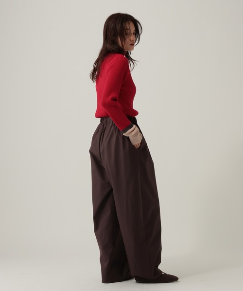 「Elura」 パンツ MEDIUM ダークブラウン レディース_画像9