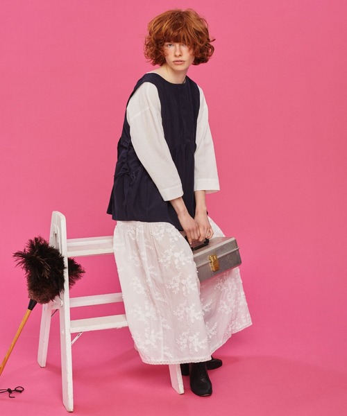 ベスト ジレ 「Limited Line」タックリボンジレ レディース | studio CLIP | 06