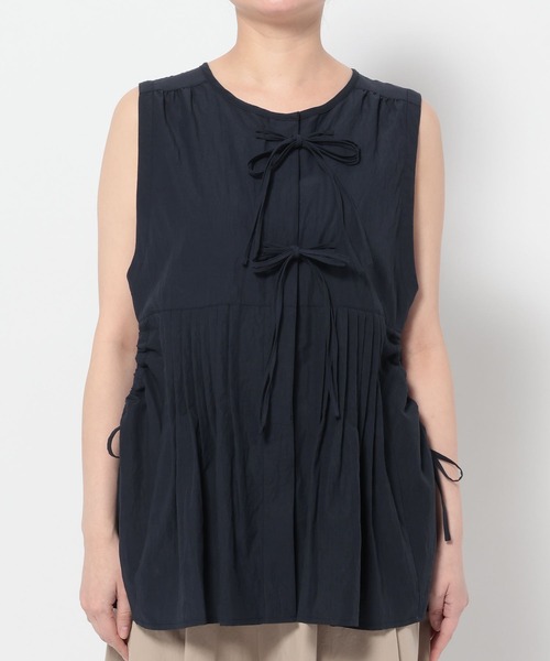 ベスト ジレ 「Limited Line」タックリボンジレ レディース | studio CLIP | 09