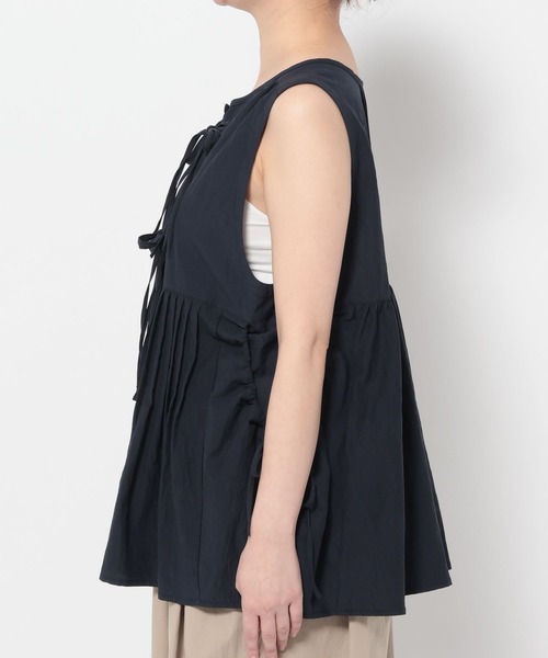 ベスト ジレ 「Limited Line」タックリボンジレ レディース | studio CLIP | 10