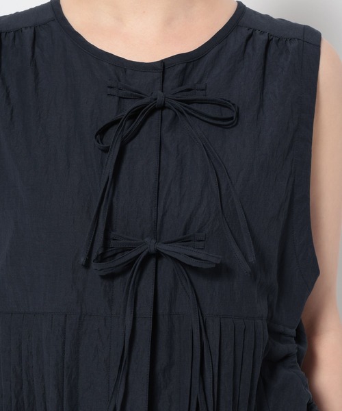 ベスト ジレ 「Limited Line」タックリボンジレ レディース | studio CLIP | 16