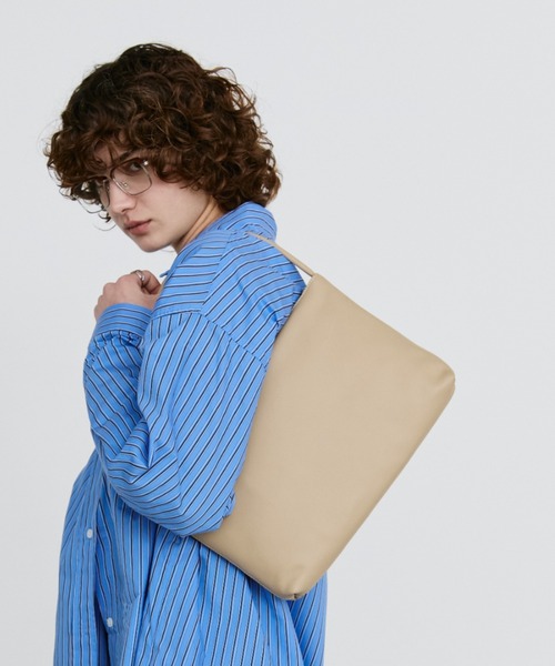 ショルダーバッグ バッグ real leather flat one-shoulder bag / リアルレザーフラットワンショルダーバッグ レディース | arholiday.standard | 14