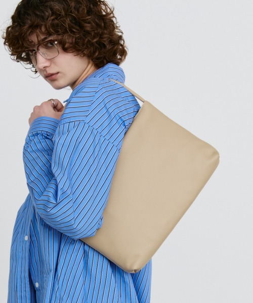 ショルダーバッグ バッグ real leather flat one-shoulder bag / リアルレザーフラットワンショルダーバッグ レディース | arholiday.standard | 13