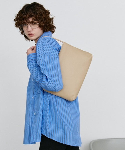 ショルダーバッグ バッグ real leather flat one-shoulder bag / リアルレザーフラットワンショルダーバッグ レディース | arholiday.standard | 16