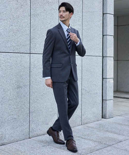 「TETE HOMME」 セットアップ SMALL 薄墨色 メンズ