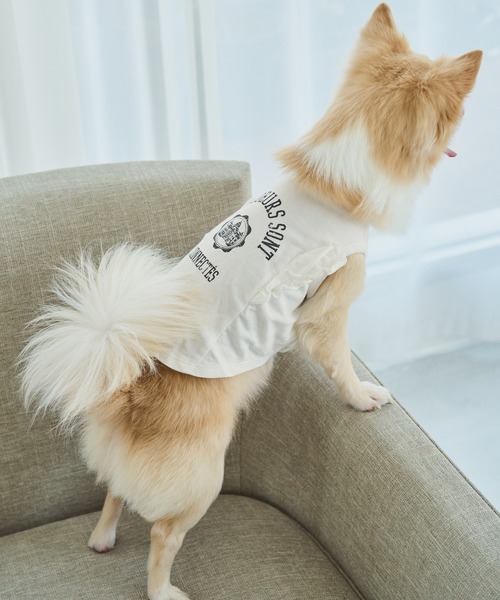 犬服　Riku　ハンドメイド ROPE' PICNIC（ロペ ピクニック） 犬 服 「DOG」カレッジロゴプリント