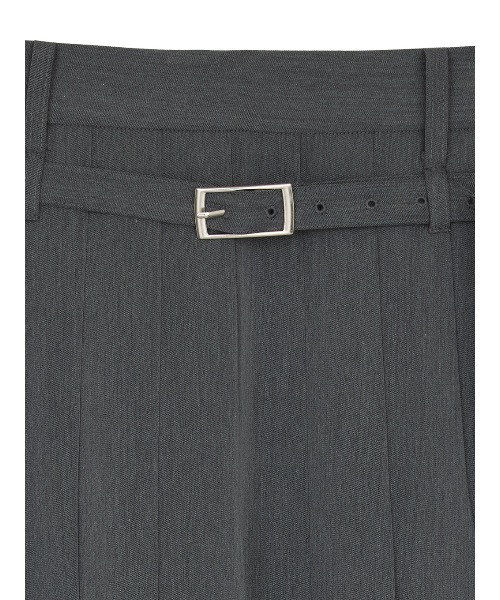 スカート MEDI LOW BELT PLEATS SKIRTの画像