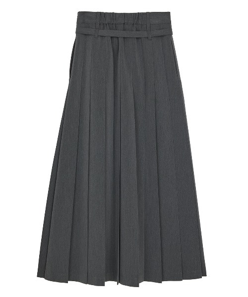 スカート MEDI LOW BELT PLEATS SKIRTの画像