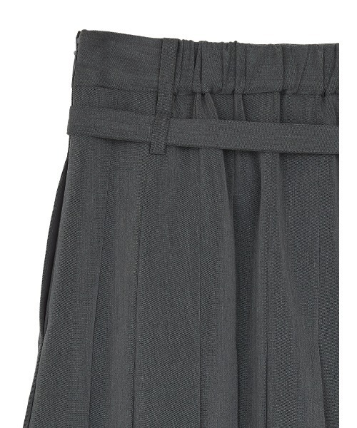 スカート MEDI LOW BELT PLEATS SKIRTの画像