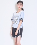 水着 「SWIM」ナンバーメッシュ4点セット水...の詳細画像1