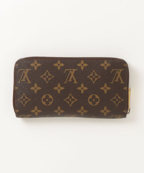 ルイ ヴィトン◎ジッピーウォレット ブラウン モノグラム ラウンドファスナー 茶 LOUIS VUITTON（ルイ・ヴィトン） モノグラム ジッピーウォレット