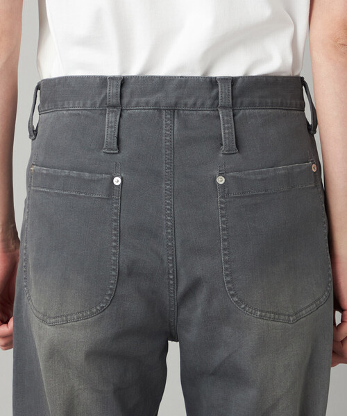 パンツ ダブルポケット ストレッチデニムパンツ メンズの画像