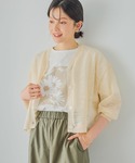 tシャツ 半袖 レースフラワーフォトTシャツ ...の詳細画像4