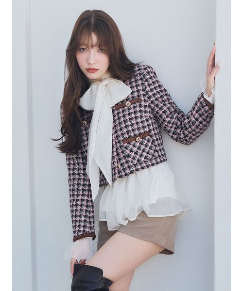 LILY BROWN（リリーブラウン） ジャケット ノーカラージャケット