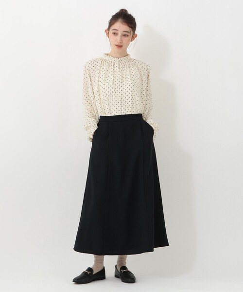 「Afternoon Tea」 長袖ブラウス MEDIUM ブラック レディース_画像4