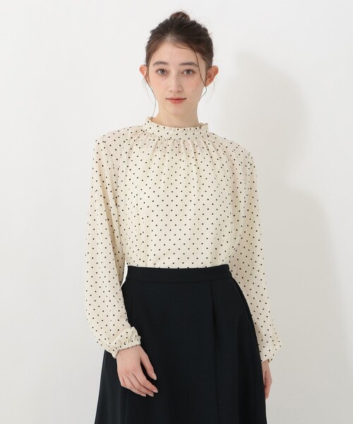 「Afternoon Tea」 長袖ブラウス MEDIUM ブラック レディース_画像5