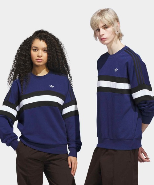 adidas（アディダス） パーカー スケートボード ビンテージ風 クルー 