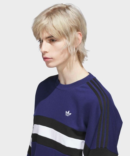 adidas（アディダス） パーカー スケートボード ビンテージ風 クルー 