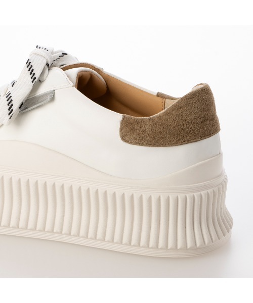 「carino」 ローカットスニーカー L シルバー レディース_画像7