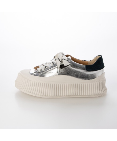 「carino」 ローカットスニーカー L シルバー レディース_画像8