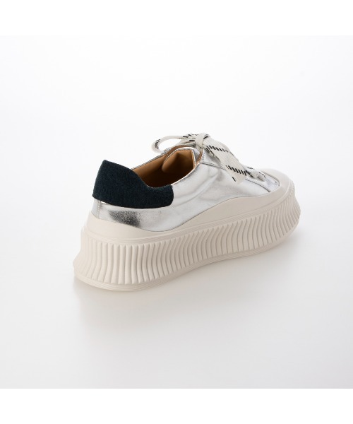 「carino」 ローカットスニーカー L シルバー レディース_画像9