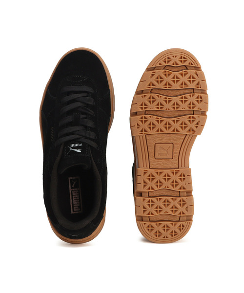 「PUMA」 ローカットスニーカー 22.0cm ブラック レディース_画像4