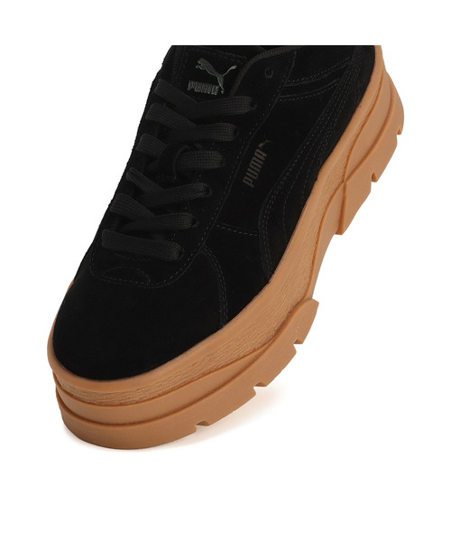 「PUMA」 ローカットスニーカー 22.0cm ブラック レディース_画像6