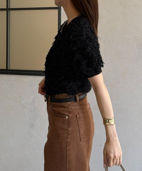 tシャツ フェザーヤーン6分袖プルオーバー レディース | Thevon | 09