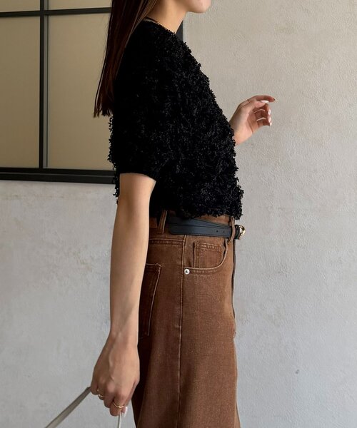tシャツ フェザーヤーン6分袖プルオーバー レディース | Thevon | 11