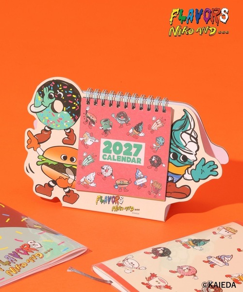 文房具 「FLAVORS」コラボ 卓上カレンダー「2027年カレンダー」 | niko and…