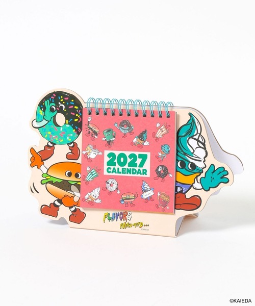 文房具 「FLAVORS」コラボ 卓上カレンダー「2027年カレンダー」 | niko and… | 02