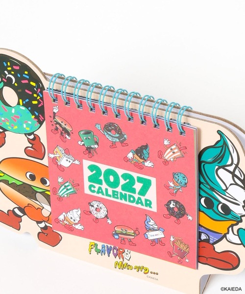 文房具 「FLAVORS」コラボ 卓上カレンダー「2027年カレンダー」 | niko and… | 05