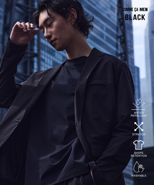 コート ジャケット 「撥水」「セットアップ対応」「TEXBRID」4WAYテック ジャケット メンズ