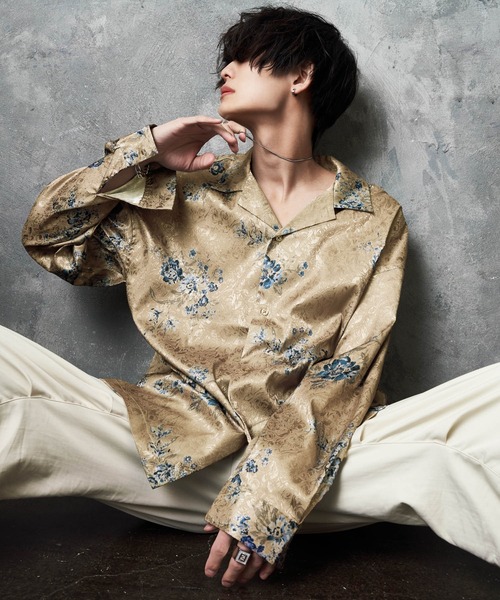 シャツ ブラウス Kei Junred リュクスサテンレトロシャツ Zozotown Paypayモール店 通販 Paypayモール