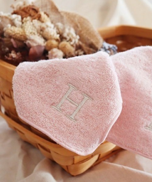 タオル ハンカチ アルファベット 刺繍 タオルハンカチ PINK|ZOZOTOWN PayPayモール店|03