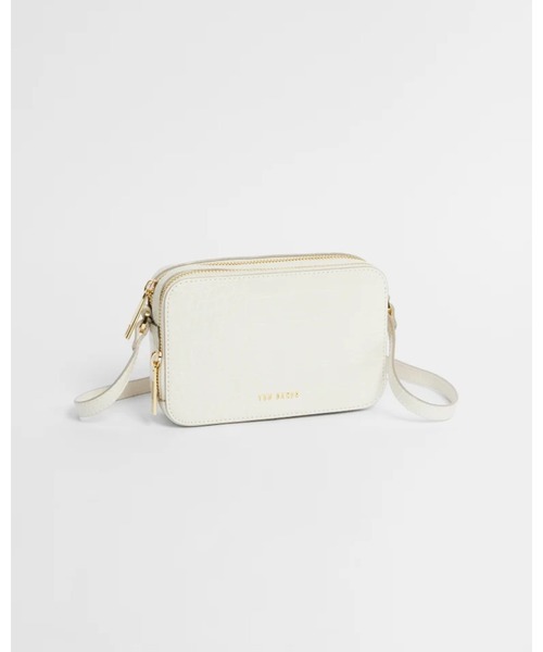 得価豊富な ショルダーバッグ ZOZOTOWN PayPayモール店 - 通販 - PayPayモール バッグ STINA クロコディテール スクエアショルダー/クロスボディバッグ(イエロー・アイボリー) 新品限定品