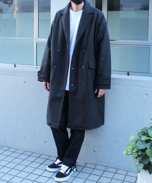 きやすさも コート Nswj 001 Zozotown Paypayモール店 通販 Paypayモール チェスターコート メルトン ダブル