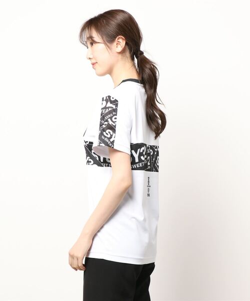 tシャツ Tシャツ レディース SY32 by SWEET YEARSACTIVE EXCHANGE BOX LOGO TEE｜zozo｜04