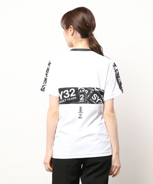 tシャツ Tシャツ レディース SY32 by SWEET YEARSACTIVE EXCHANGE BOX LOGO TEE｜zozo｜05