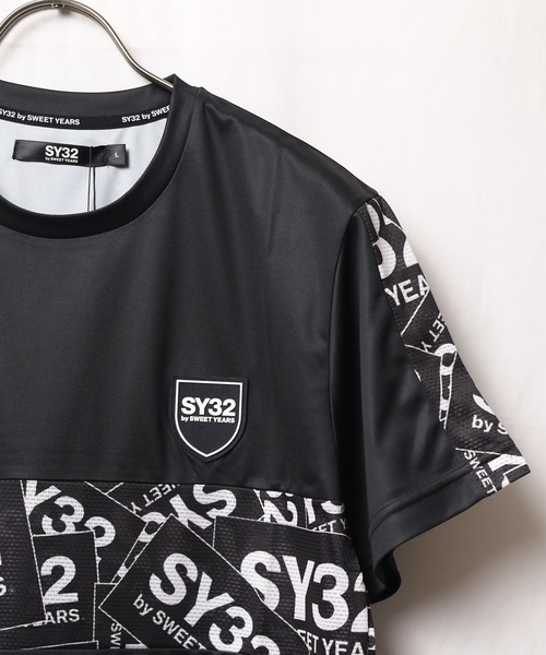 SY32 by SWEET YEARS tシャツ YEARSACTIVE EXCHANGE BOX LOGO