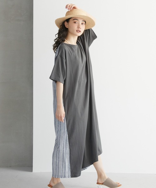 ワンピース ストライプドッキングワンピース Zozotown Paypayモール店 通販 Paypayモール