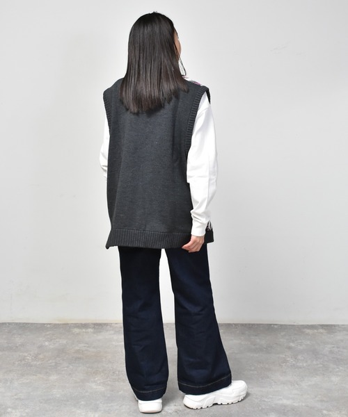 beauty:beast ペンキ加工ジレ　ベスト　ストリート beauty:beast ペンキ加工ジレ ベスト ストリート